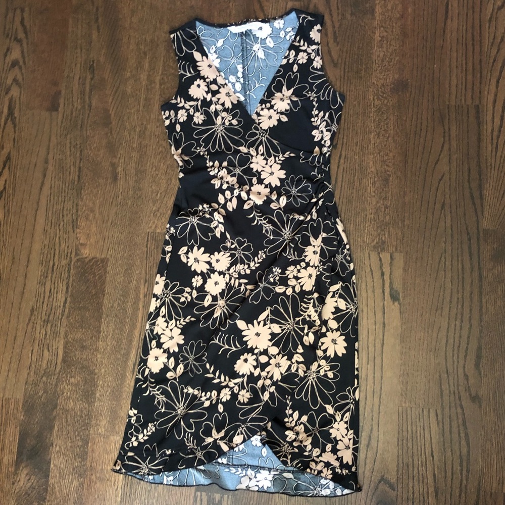 Johnathan Martin floral ruched dress